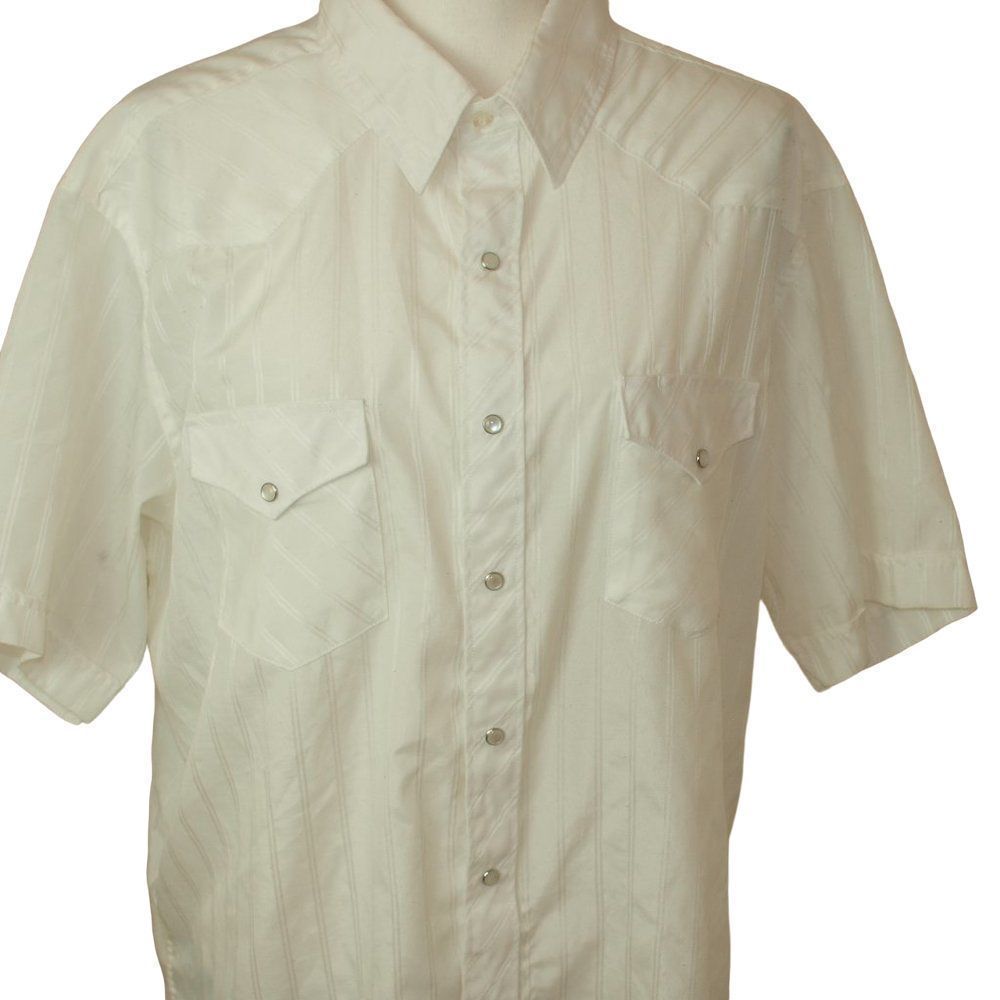 White Horse‎ Pearl Snap Button Western Shirt SZ XL